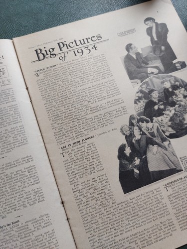 Vintage PICTURE SHOW Magazine 10 FEBRUARY 1934 Ronald Colman Elissa Landi Q510A - Picture 7 of 13