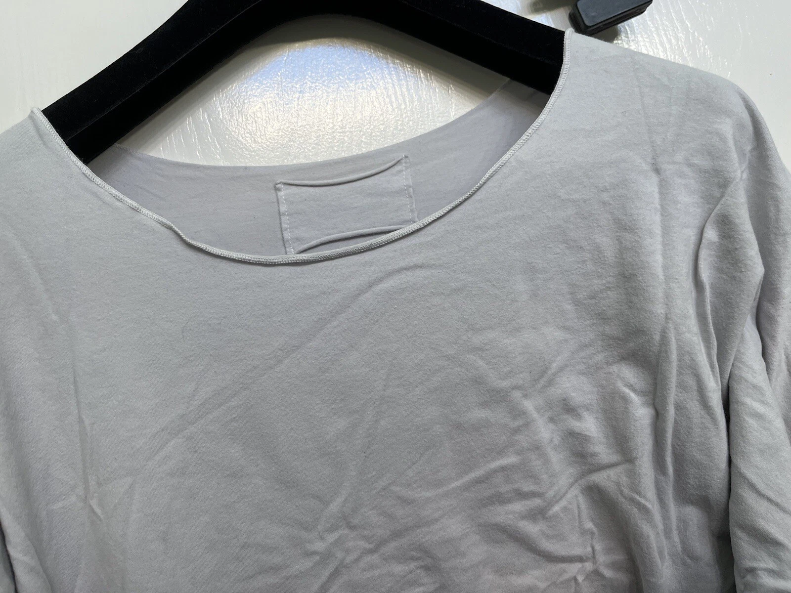 VETEMENTS ABITO A TUNICA ESTIVA CASUAL OMBRÉ GRIGIO ACQUISTATO PARIS CLASSICO FESTA S L