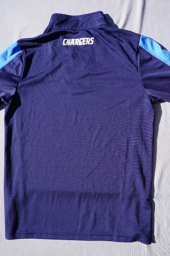 NFL Apparel ¼ Zip Pull Over Lightweight Sweatshirt LA Chargers Kids L 14-16 - Picture 3 of 8