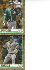 2019 Topps Series 2 Gold #/2019 Andrew Triggs Oakland Athletics #565