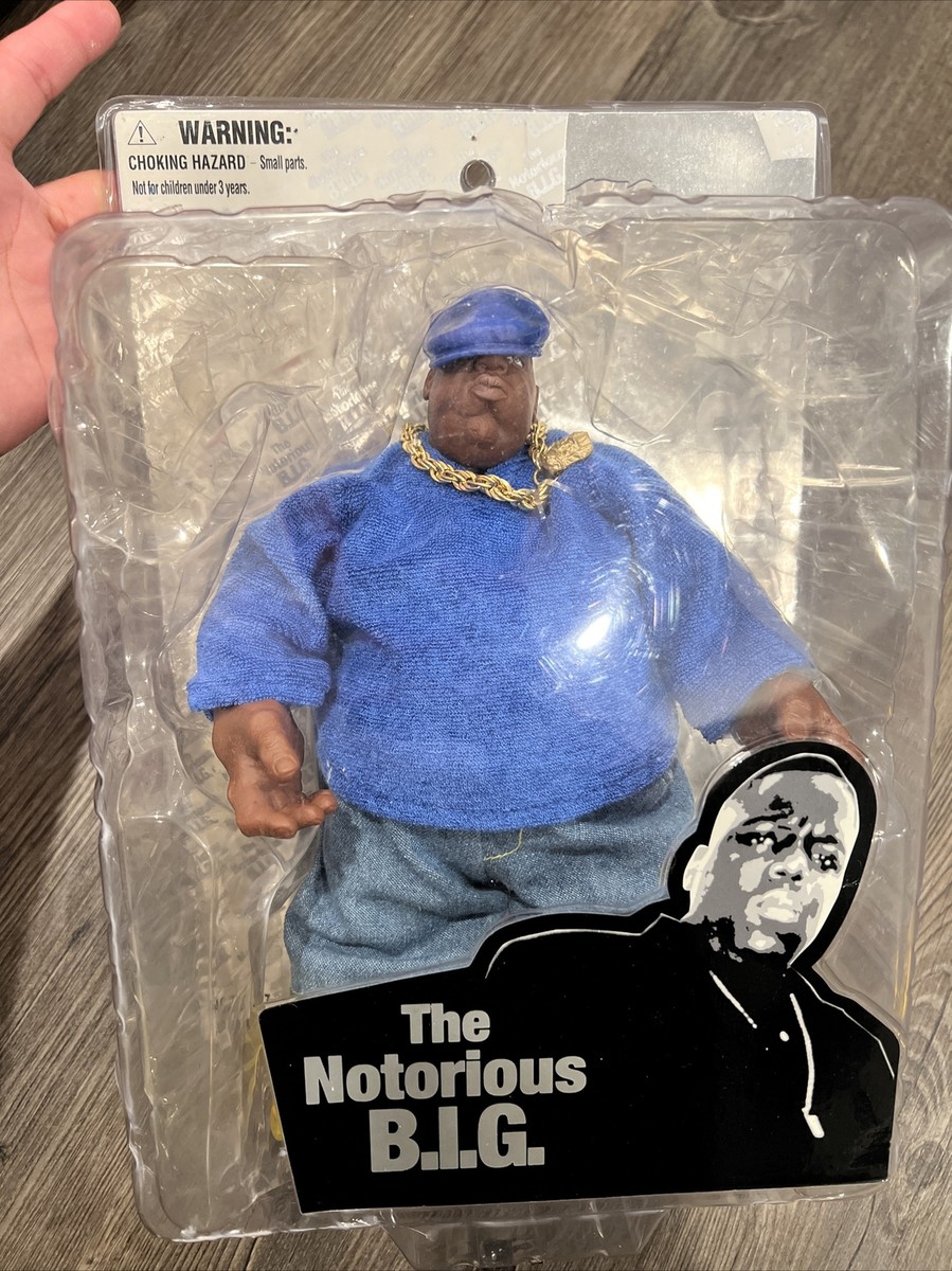 Notorious B.I.G. Action Figure by Mezco - Sunglasses, Mic Notorious B.I.G. Action Figure by Mezco - Sunglasses, Mic