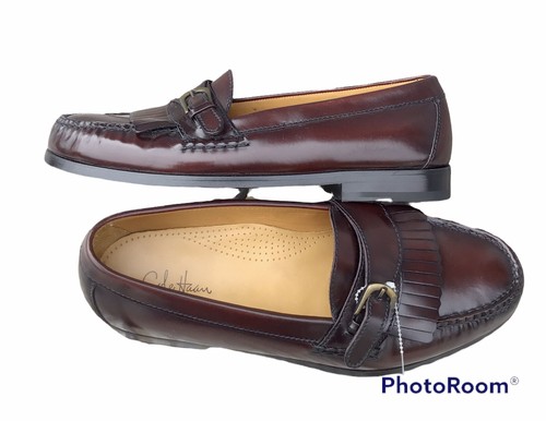 Cole Haan Pinch Buckle Burgundy Leather 