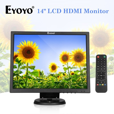 Eyoyo 14inch 1024x768 LCD TFT HDMI Monitor Sicherheitsanzeige Für Sicherheits