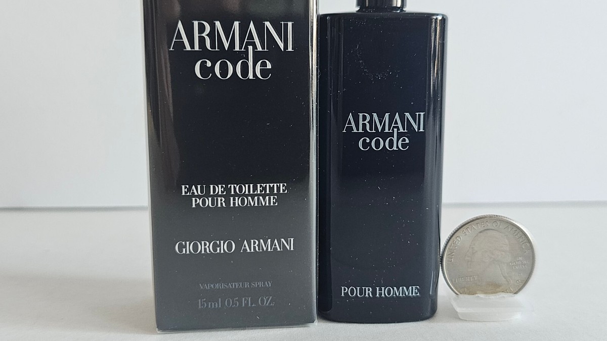 Armani Code EDT Pour Homme by Giorgio Armani Travel Size 0.5Fl.Oz