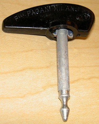 Ducati , MV Agusta , Guzzi NOS CEV round nail  type push-in ignition switch key