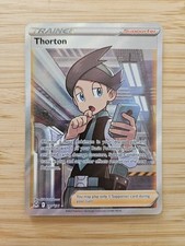 Thorton 195/196 Lost Origin NM Full Art Pokemon Card