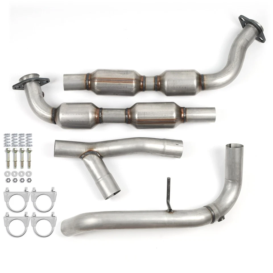2X Catalytic Converter For 1998-2001 Ford F-150 Expedition 645384 645385 53273 Foto 2 de 4