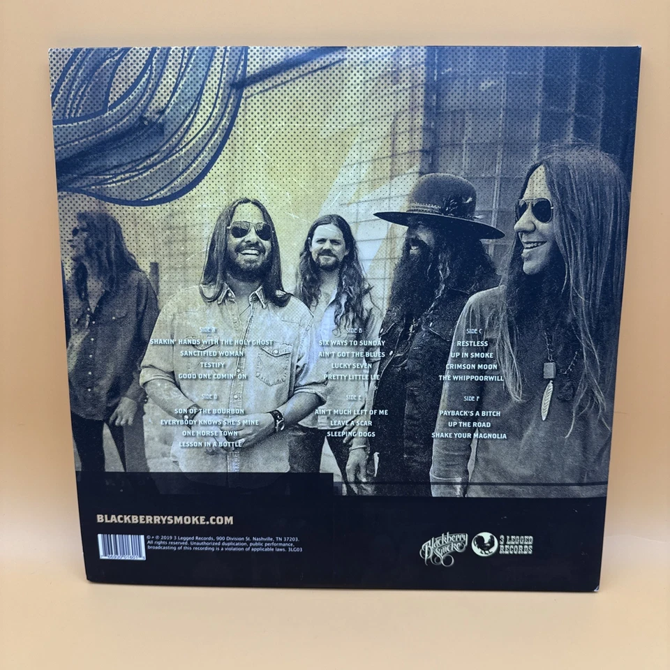 Blackberry Smoke Leave A Scar Live 3 Lp Vinyl Rare Purple Translucent NM - Image 2 of 4