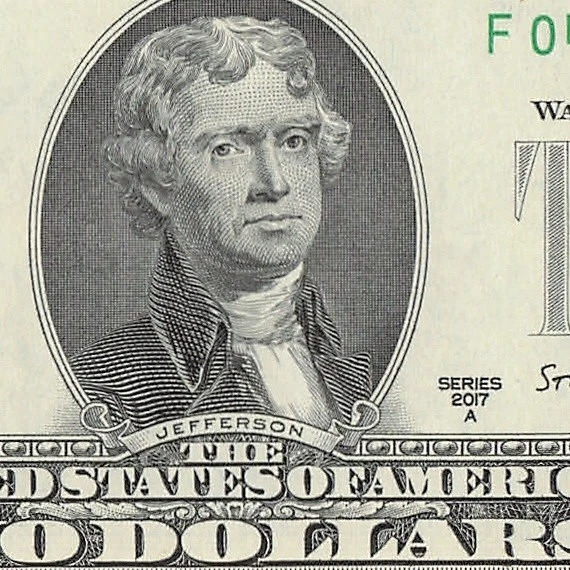 APRIL 30 2014 Birthday Date Note Fancy Serial Number Two Dollar Bill Crisp UNC - Image 2 of 4