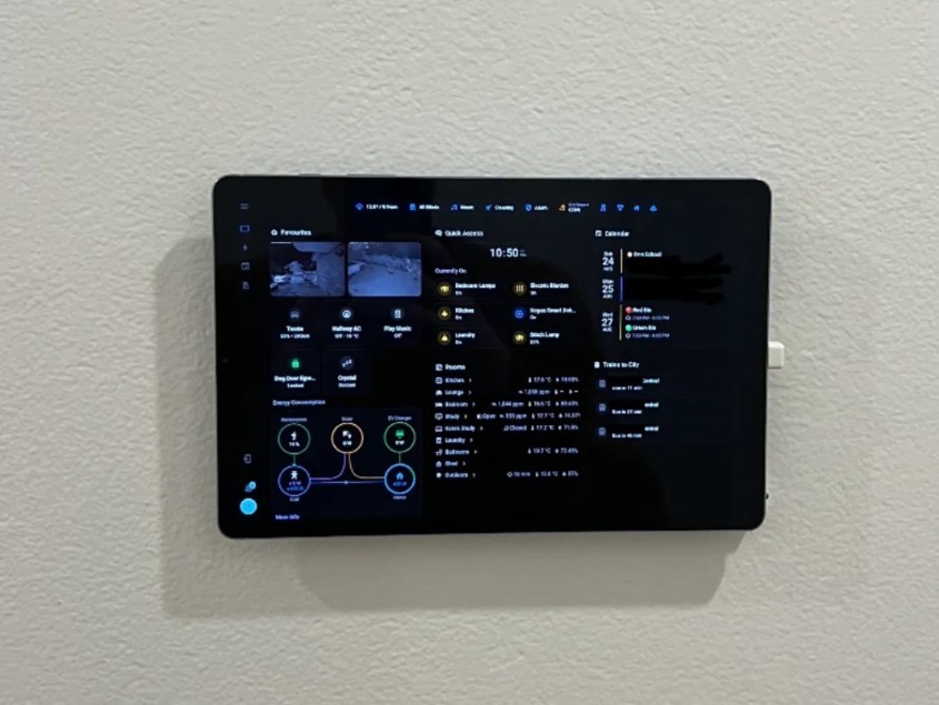 Supporto a parete invisibile minimal per Tablet UNIVERSALE Resistente