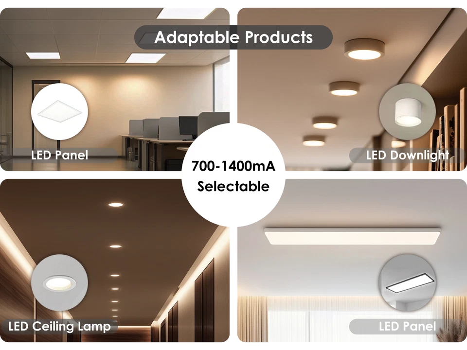Trasformatore LED Dimmerabile DALI/PUSH 10W 12W 20W 30W 40W 60W 100mA - 1400mA - Immagine 2 di 3