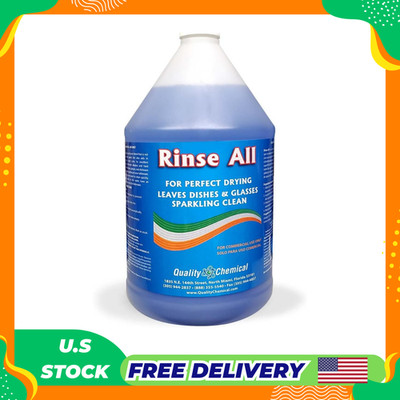 Rinse All / Commercial Industrial Grade Rinse Aid / 1 Gallon (128 oz.)