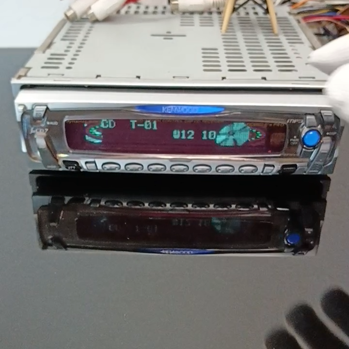 【希少】ケンウッド 1DIN CDレシーバー f-CD7 カーオーディオ Kenwood F-CD7 1DIN CD Receiver JDM Car Audio Head Unit FM Tuner