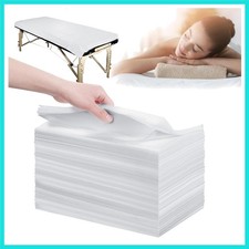 Disposable Bed Sheets 100 Pcs 31" x 71" Massage Table Sheets Non Woven Fabric...