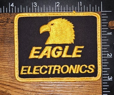 Vintage Eagle Electronics Company Advertising Logo Patch