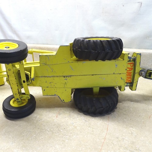 Cargador frontal vintage Ertl Ford 5550 con retroexcavadora, juguete fundido - Imagen 23 de 24