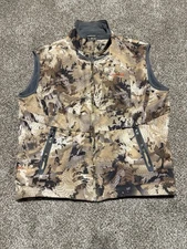Sitka Dakota Vest Men’s XL Optifade Waterfowl Marsh GoreTex Windstopper