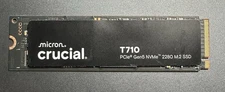 Crucial - T710 4TB Internal SSD PCIe Gen 5 x4 NVMe M.2 with 3D Open Box.