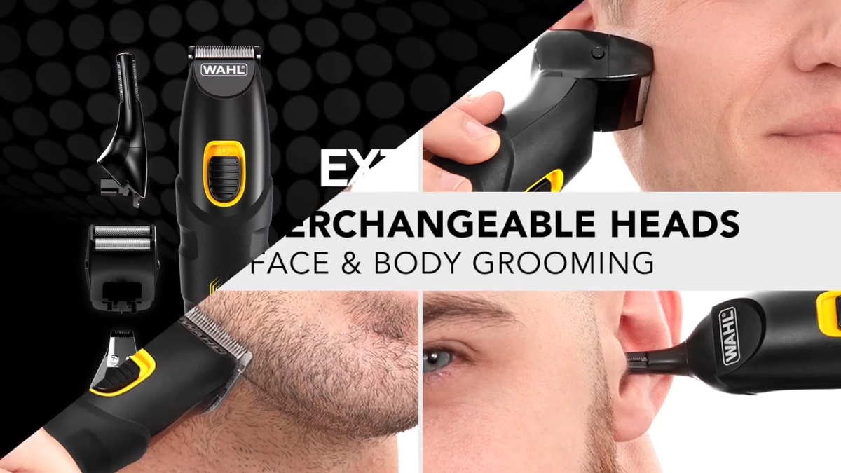 Wahl 9893-417 Extreme Grip 7 in 1 Multigroomer Trimmer Kit