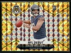 2024 Panini Mosaic NFL Debut Caleb Williams Reactive Yellow Mosaic Prizm RC #289
