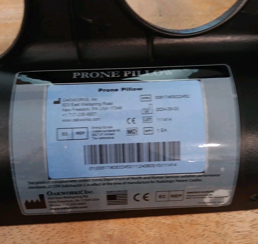 Oakworks Prone Pillow Professional Massage/Medical Positioning SupportNo Cushion