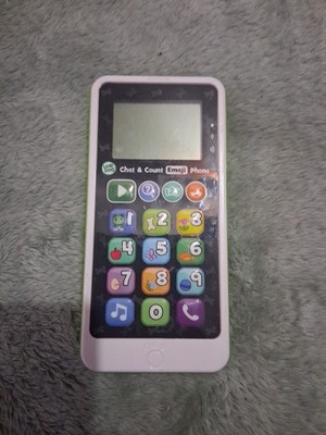 LeapFrog Chat and Count Emoji Phone - Green - Fun Learning for Kids Smart Phone