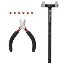 Nock & D-Loop Pliers T Bow Square Brass Nocks Point Bow Tuning Kit-Bow String...