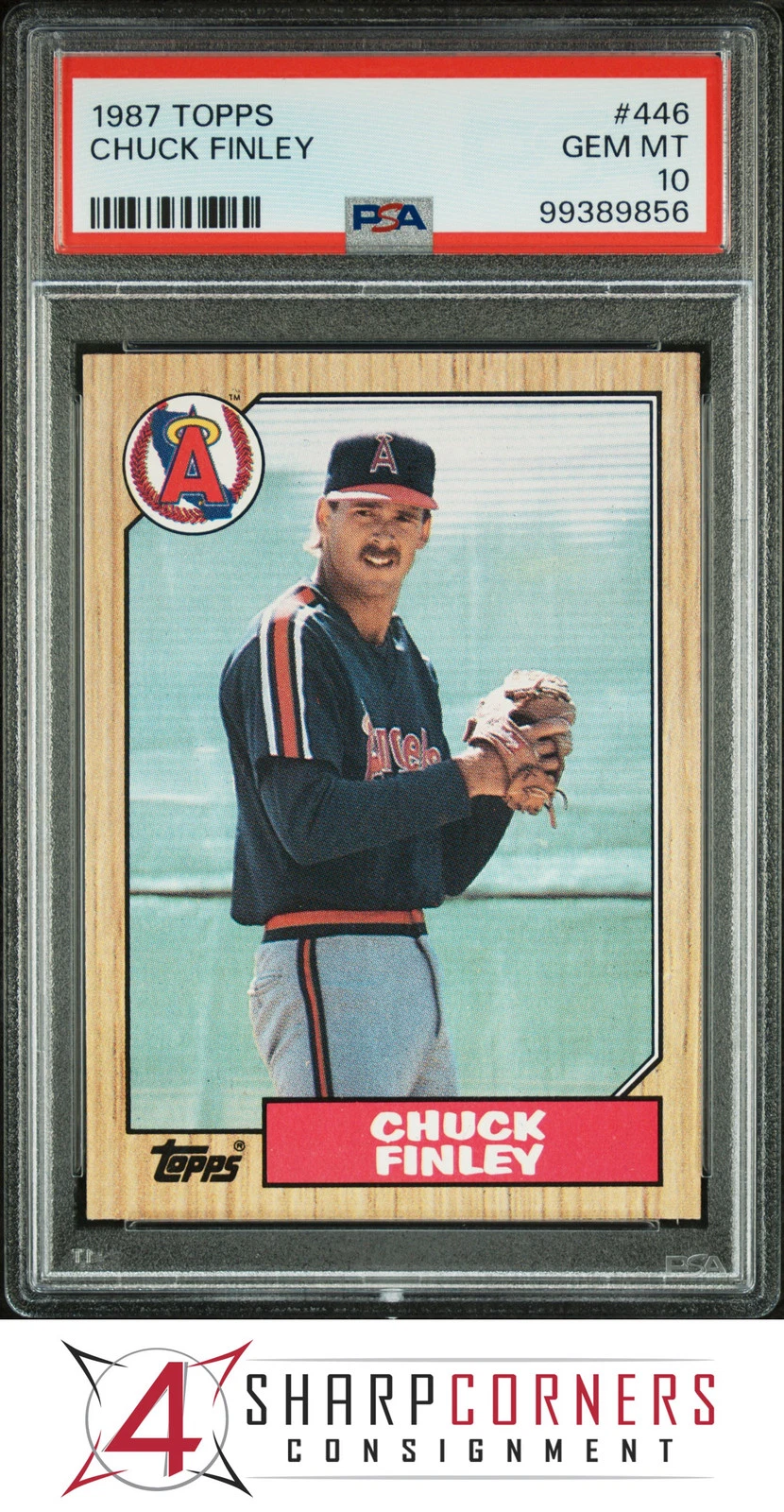 Chuck Finley trading card