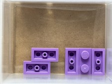 LEGO Parts - Medium Lavender Plate 1 x 2 - No 3023 - QTY 5
