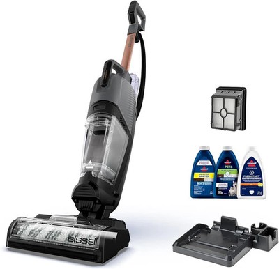 Bissell Crosswave Hydrosteam Steam Mop, 3-In-1 Wet Dry Vacuum Mop with Steam Fun