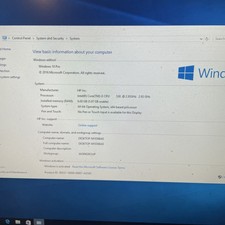 HP Pavilion p6330f Desktop Computer Intel Core i3-530 6GB 500 GB HDD WIN 10 PRO