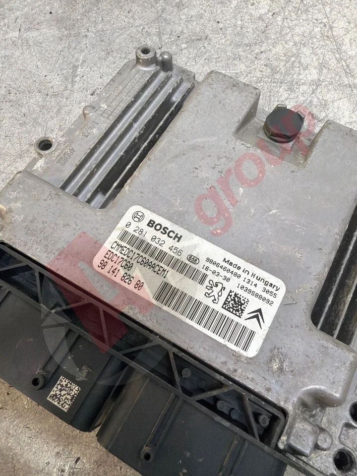 PEUGEOT 2008 1.6 DIESEL 13-16 ENGINE CONTROL UNIT ECU 0281032456 - Image 3 of 4