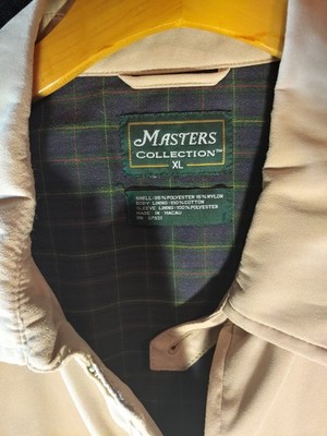 augusta masters golf ジャケット Masters Collection Augusta mens Golf XL plaid 1/4 zip jacket