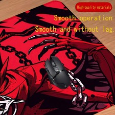 1pc Red-Themed Illustrated Mouse Pad, Suitable for Gaming, Office Desk, Comput