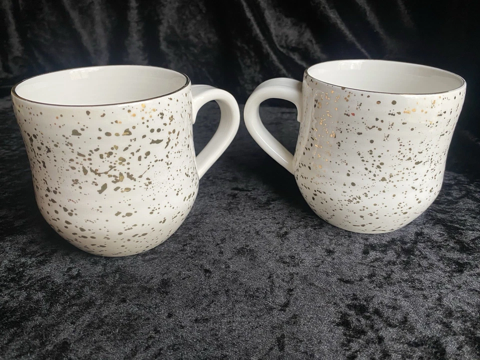 Caneca de café ANTHROPOLOGIE suíte um estúdio Mimira Lyndsay Emery bacon dourado DOIS - Imagem 2 de 4