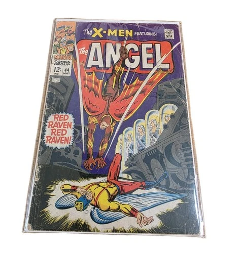 VINTAGE THE X-MEN FEATURING THE ANGEL #44 Comic Book MAY 1968 Low Grade