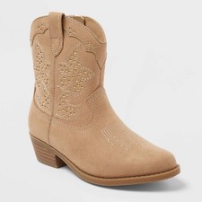 Girls Elma Studded Western Boots Size 2
