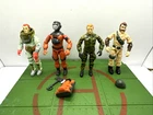 1980s GI Joe Figures Ripcord Barbeque Ambush Deep Six ARAH Hasbro