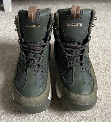 Lacoste Herren Grün & Schwarz Urban Breaker Outdoor Schuhe| Wanderschuhe| Gr. UK 8