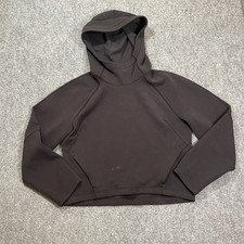 Lululemon Scuba Hoodie Size 2 Black Nulu Pullover Athleisure Comfy Sweatshirt