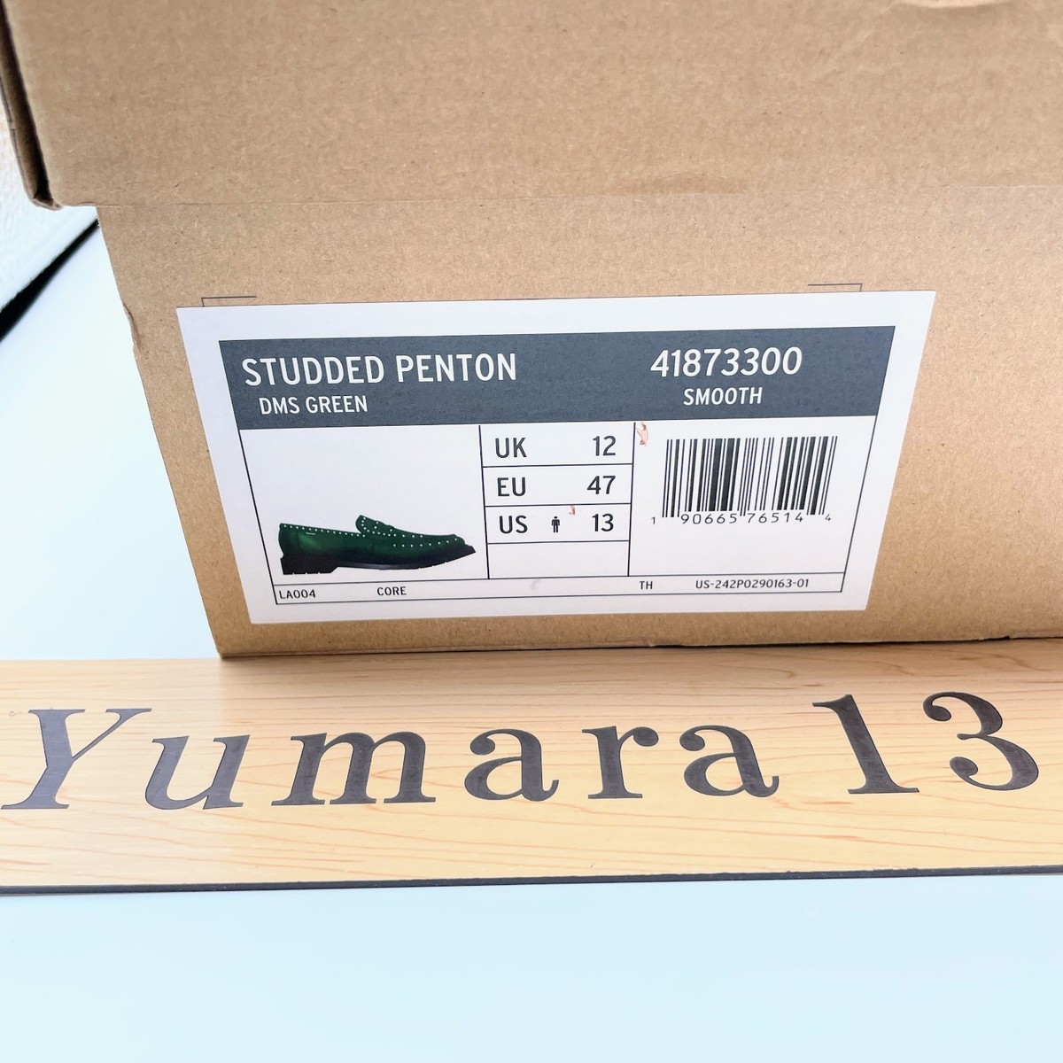 Supreme × Dr.Martens Studded Penton Loafer Dark Green 25SS Week 13