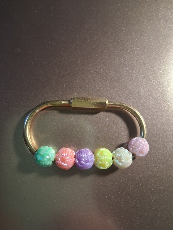 HANDMADE BEADED KEY CHAIN