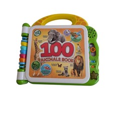 LeapFrog 100 Animals Book Bilingual English Spanish Interactive Learning Toy