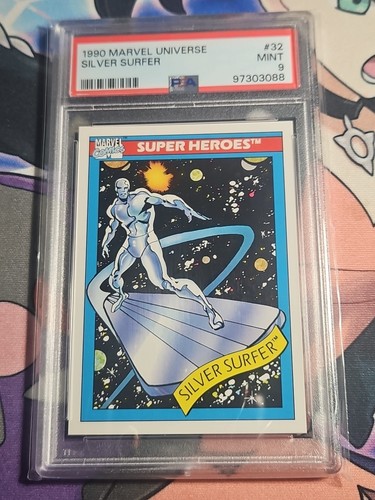 PSA 9 1990 Marvel Universe Silver Surfer
