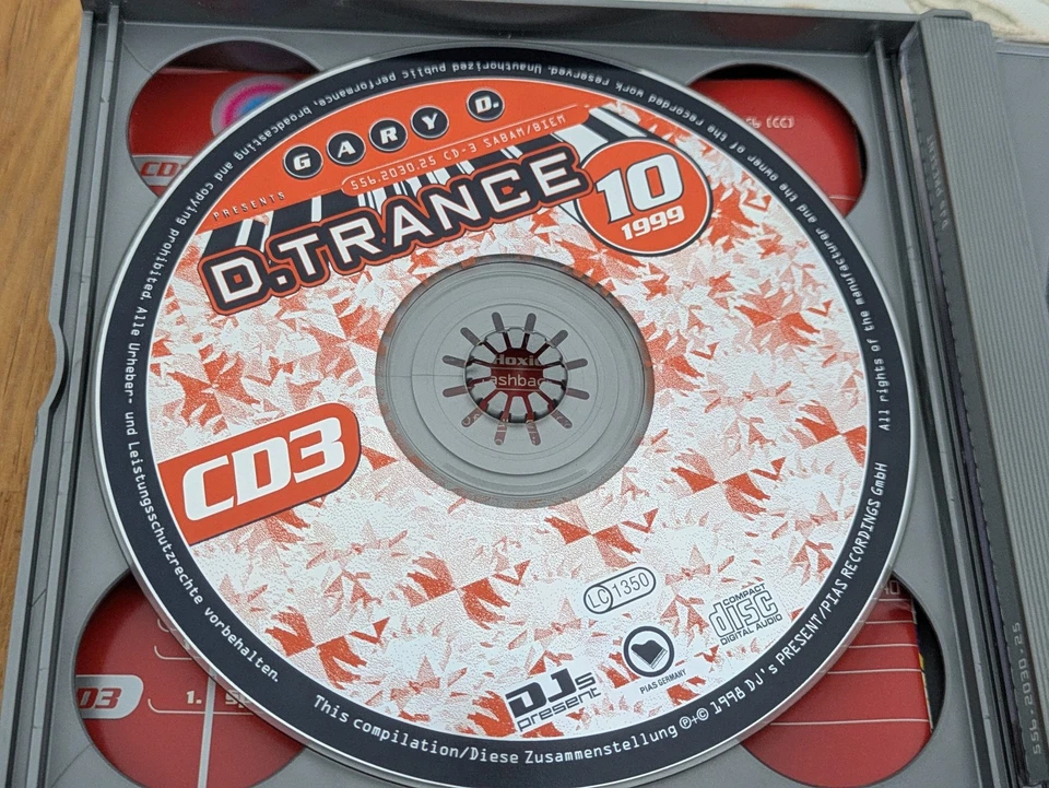 Various Gary D. presents D. Trance 10 2 CD + Megamix CD 1999 Ultimate full Lengt - Bild 4 von 4