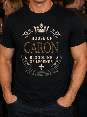 Garon Nachname Herren T-Shirt Familie Geschichte Abstammung Geschenk S-5XL