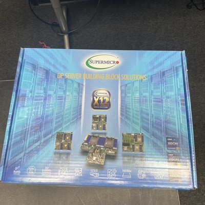 Supermicro X12DPI-N6 MBD-X12DPI-N6-O LGA4189 Intel C621A EATX Server Motherboard