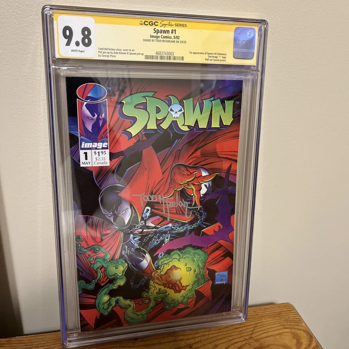 Spawn Certified Guaranty Company (CGC) 9.8 Near Mint/Mint Comics