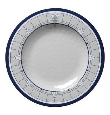 Dessertteller Frühstücksteller, Melamin, flach groß, 20,5 cm, Pacific - Serie