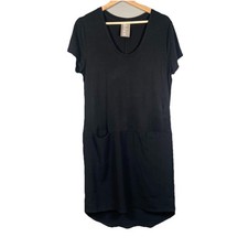 Anthropologie Dolan Loren Left Coast Collection Black Shift Dress Size Small